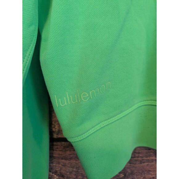 Lululemon Perfectly Oversized Cropped Softstreme Lime Green Sz S/XS(no tag) - Picture 3 of 8
